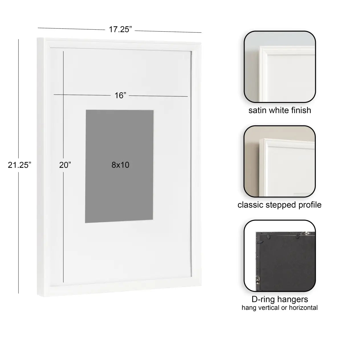 Adlynn Photo Frames - Set of 3 - kateandlaurel