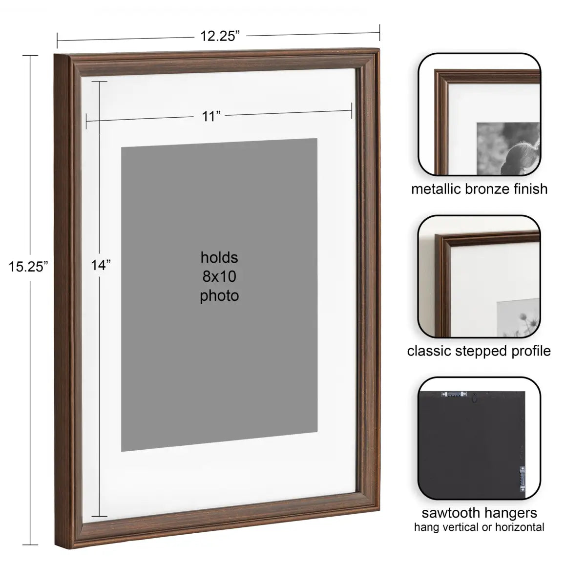 Adlynn Photo Frames - Set of 3 - kateandlaurel