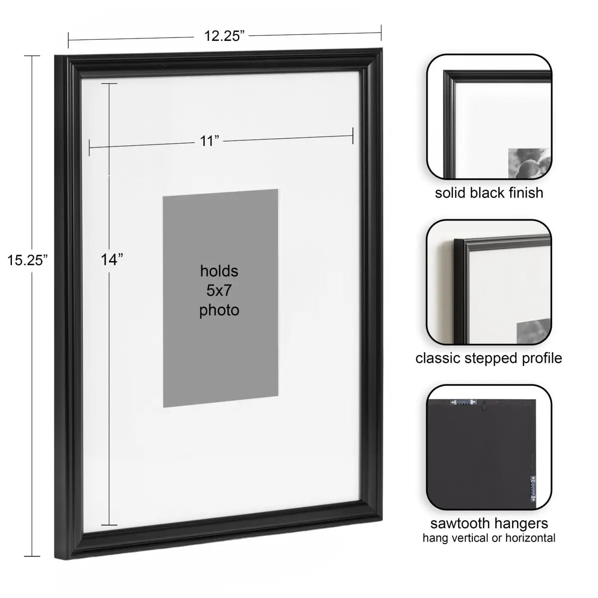 Adlynn Photo Frames - Set of 3 - kateandlaurel
