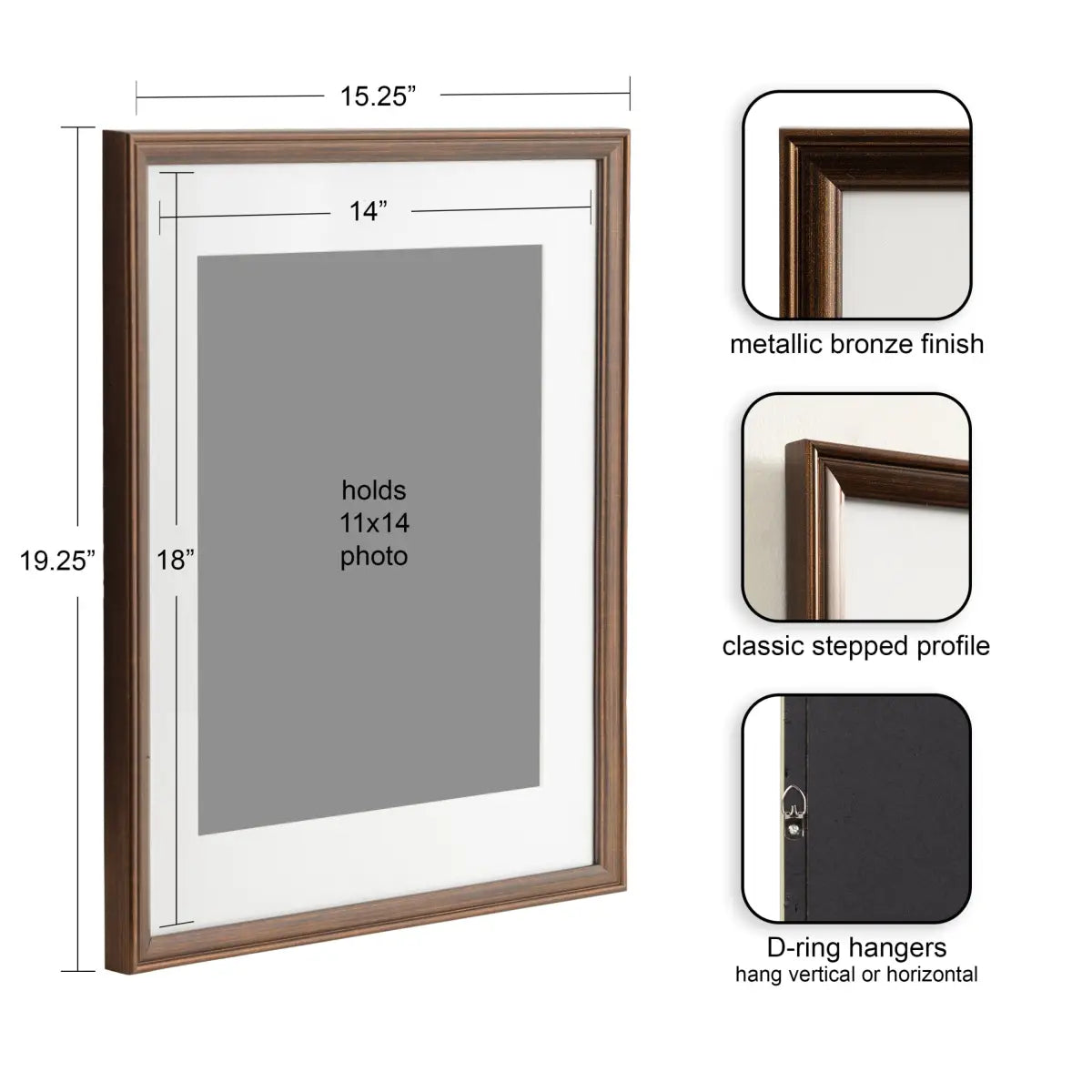 Adlynn Photo Frames - Set of 3 - kateandlaurel