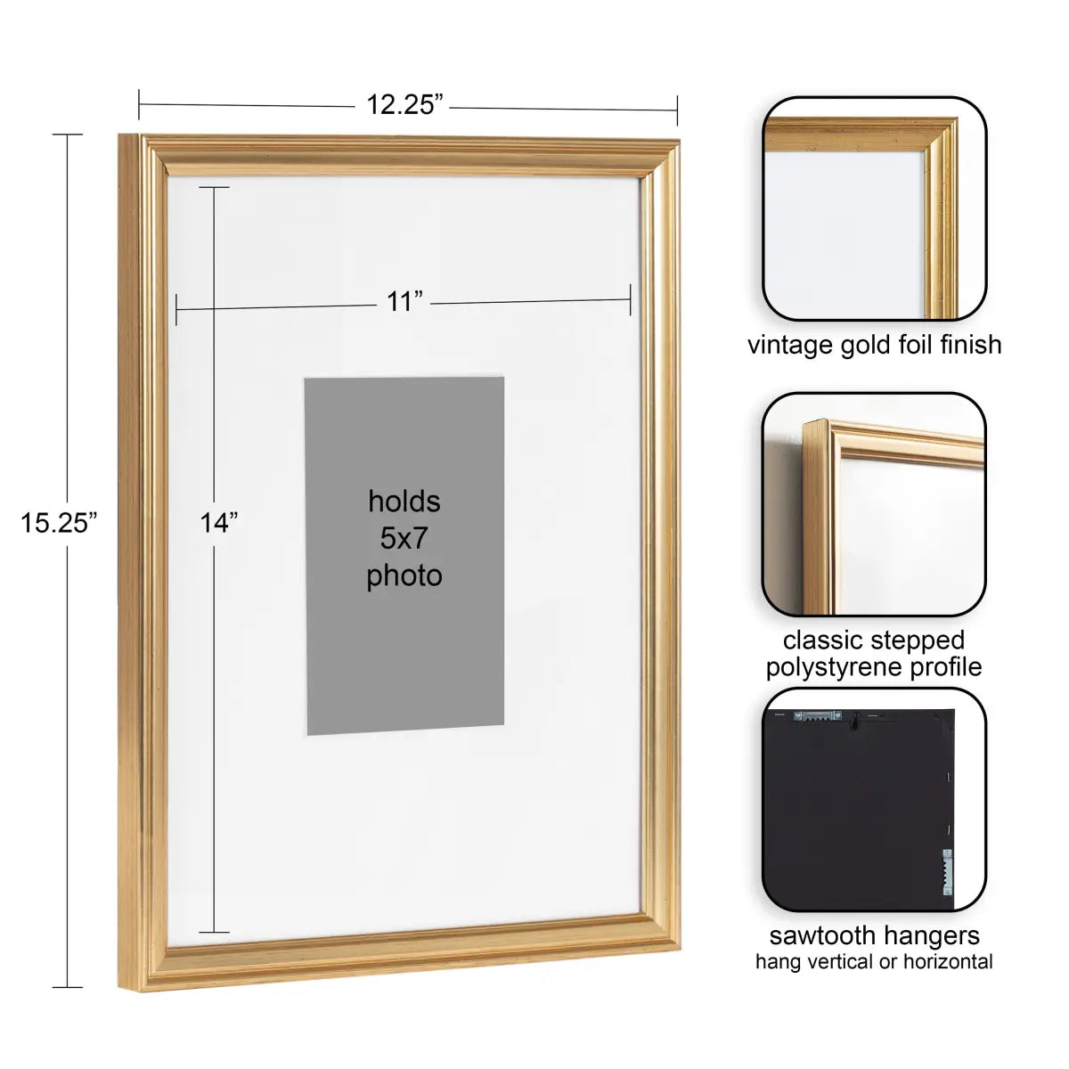 Adlynn Photo Frames - Set of 3 - kateandlaurel