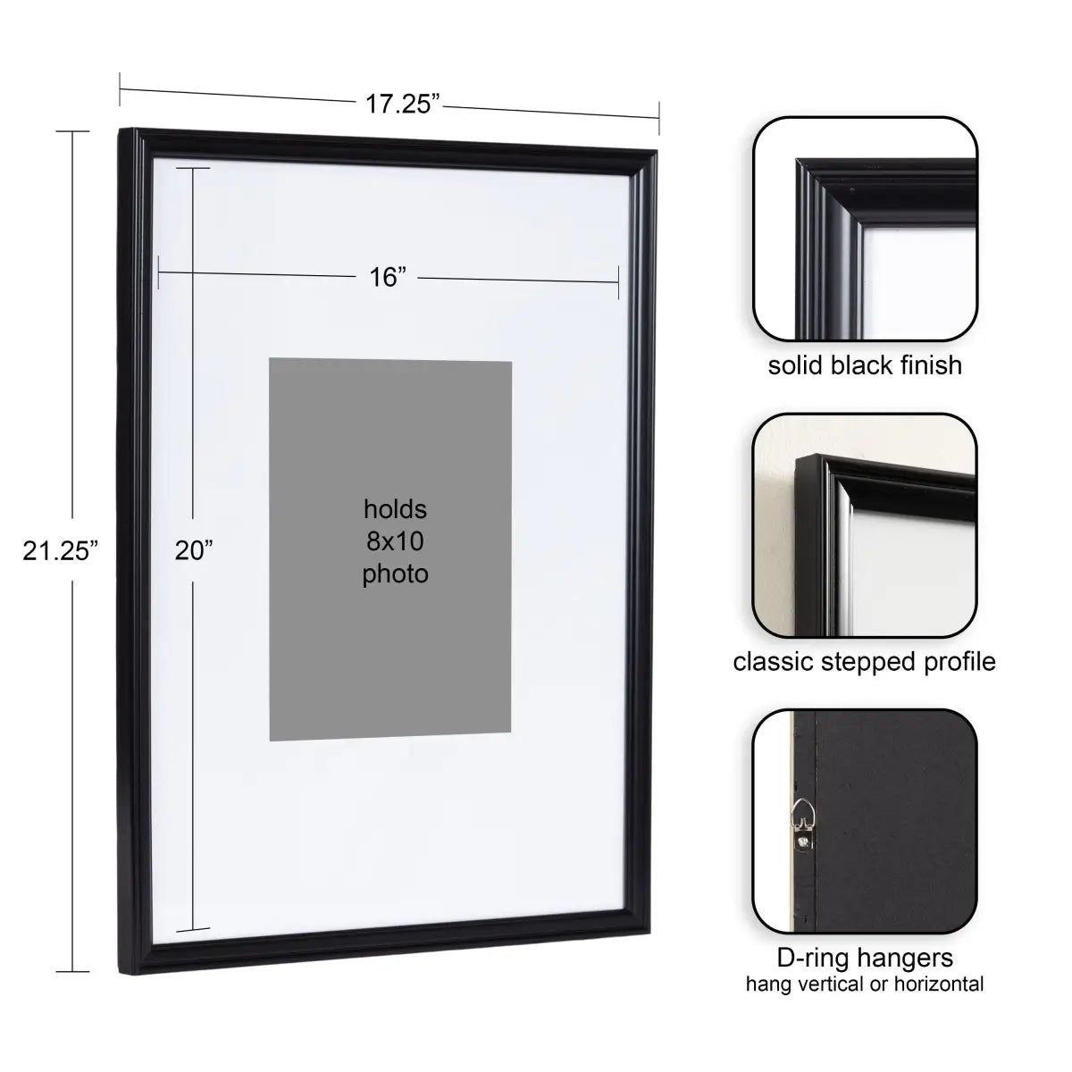 Adlynn Photo Frames - Set of 3 - kateandlaurel