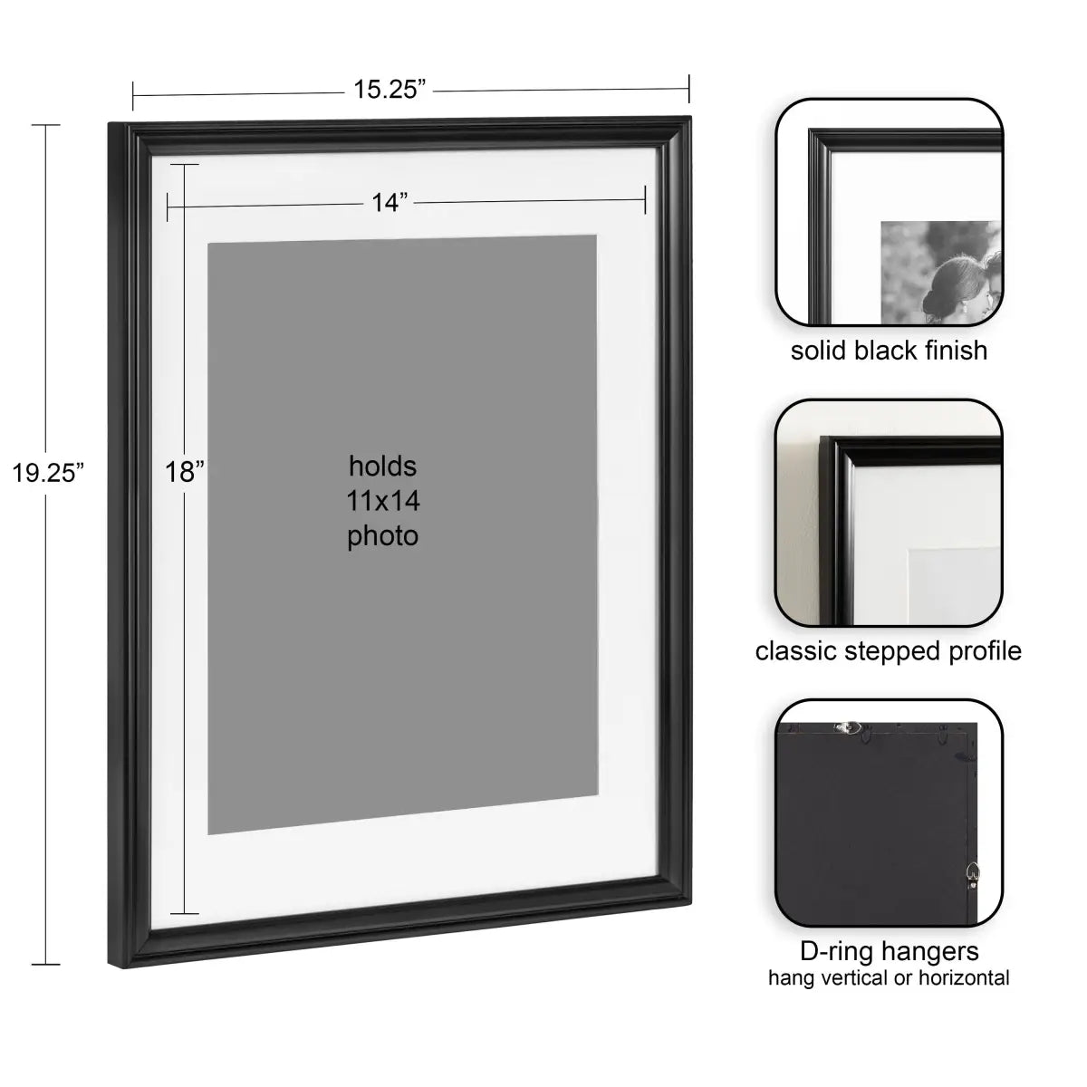 Adlynn Photo Frames - Set of 3 - kateandlaurel