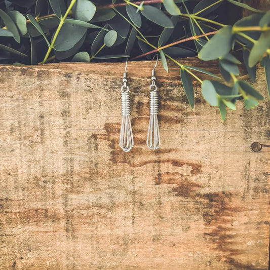 Baking Whisk Earrings - Rooted Home Goods