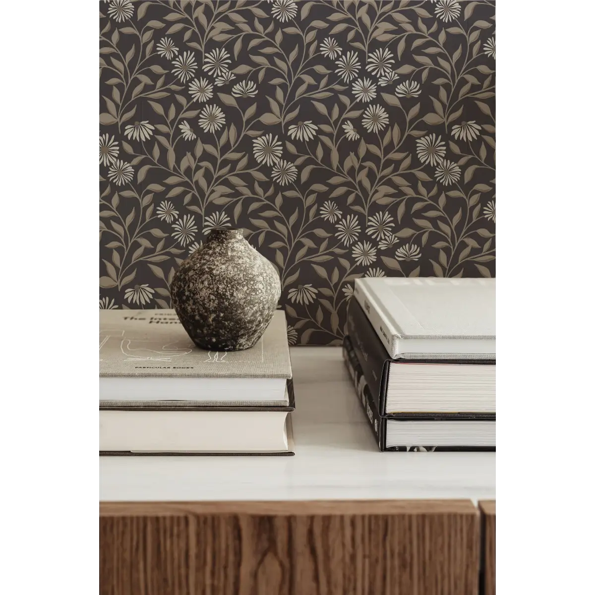 Adrian Wallpaper - Winding Daisies - by Lisee Ree - Loomwell Home Goods