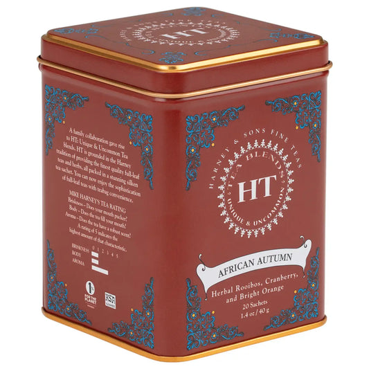 African Autumn Tea - HT Tin of 20 Sachets - Sachets / Tin of 20 Sachets - Harney & Sons Fine Teas