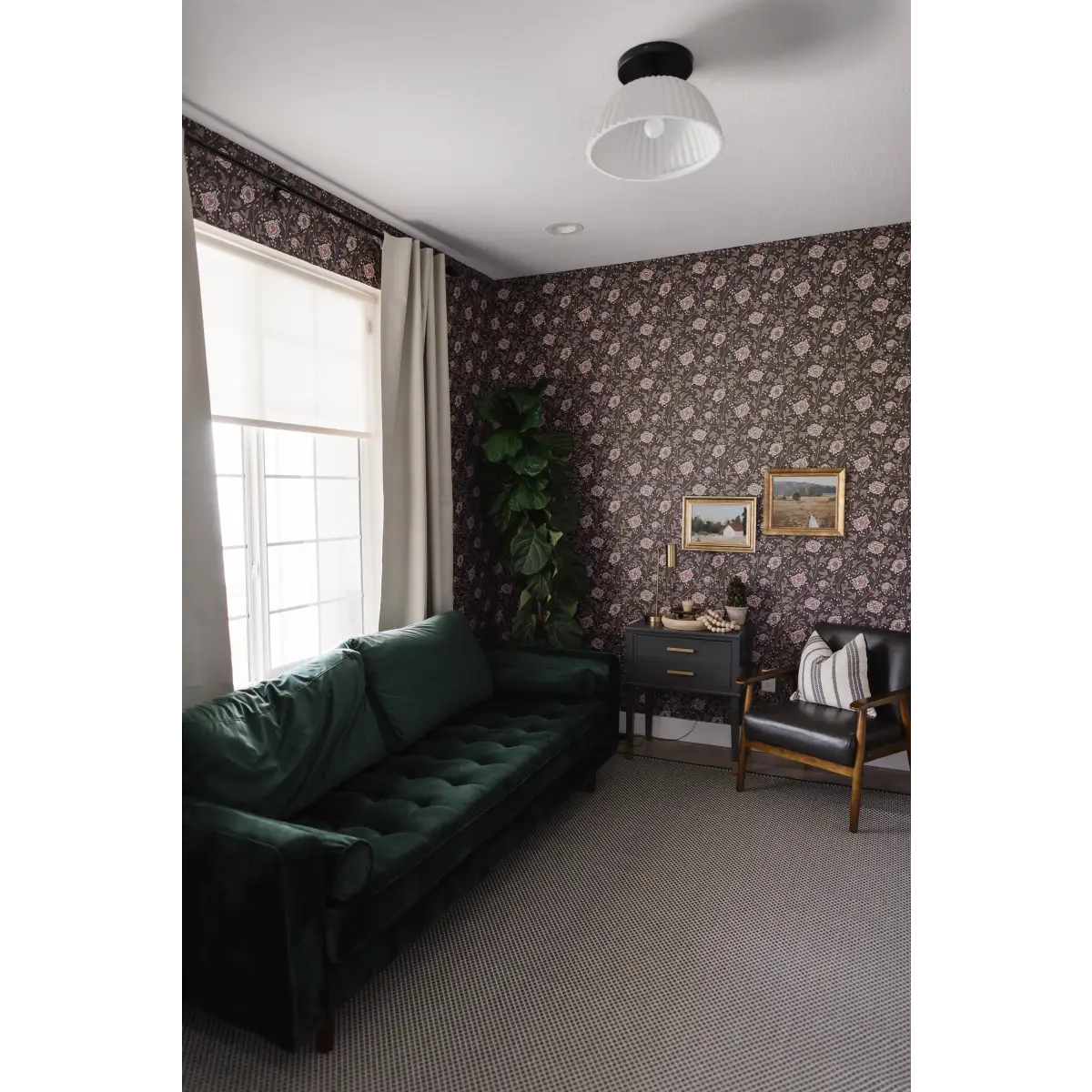 Agnes Wallpaper - Bold Floral - by Bear Bell - Loomwell Home Goods