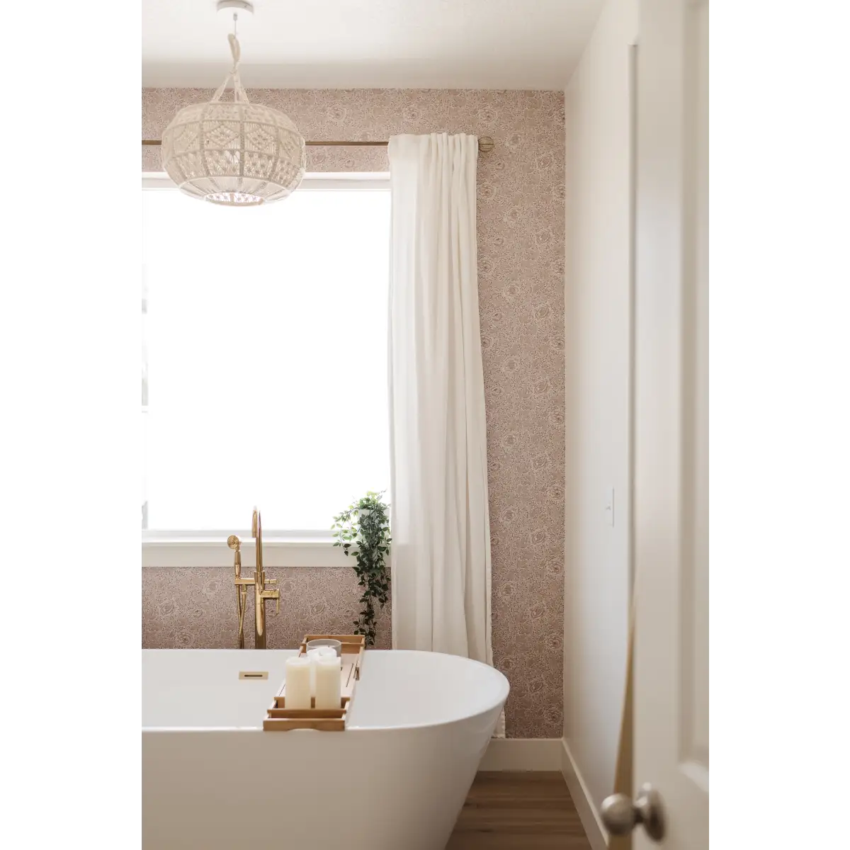 Agnes Wallpaper - Bold Floral - by Bear Bell - Loomwell Home Goods