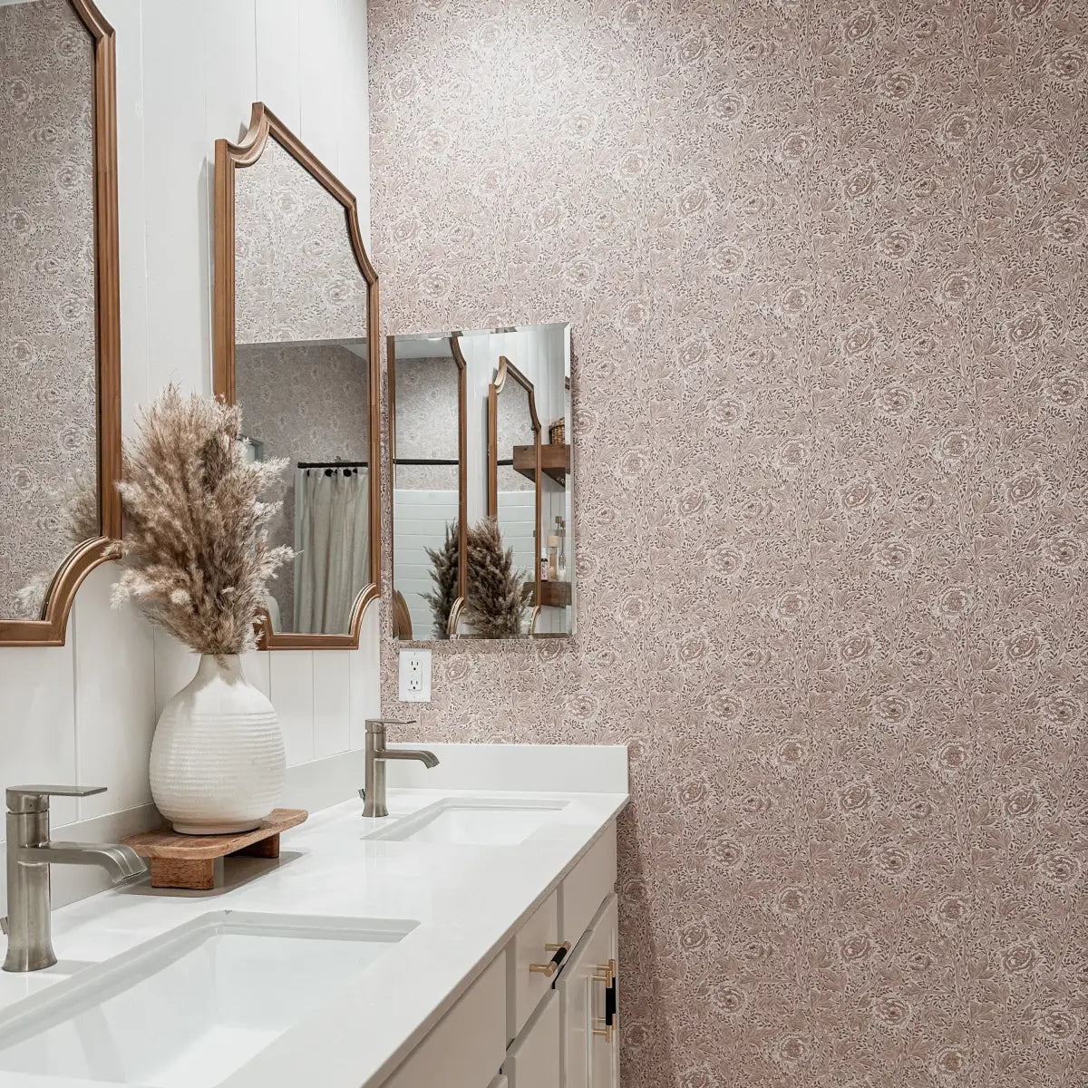 Agnes Wallpaper - Bold Floral - by Bear Bell - Loomwell Home Goods