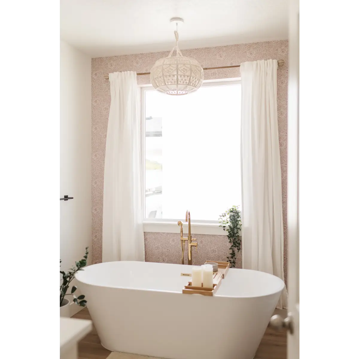 Agnes Wallpaper - Bold Floral - by Bear Bell - Loomwell Home Goods