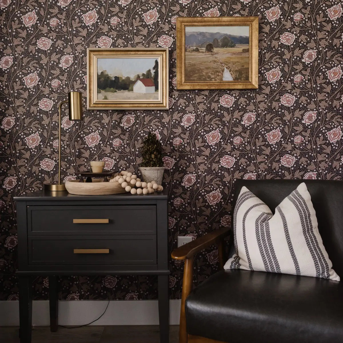 Agnes Wallpaper - Bold Floral - by Bear Bell - Loomwell Home Goods