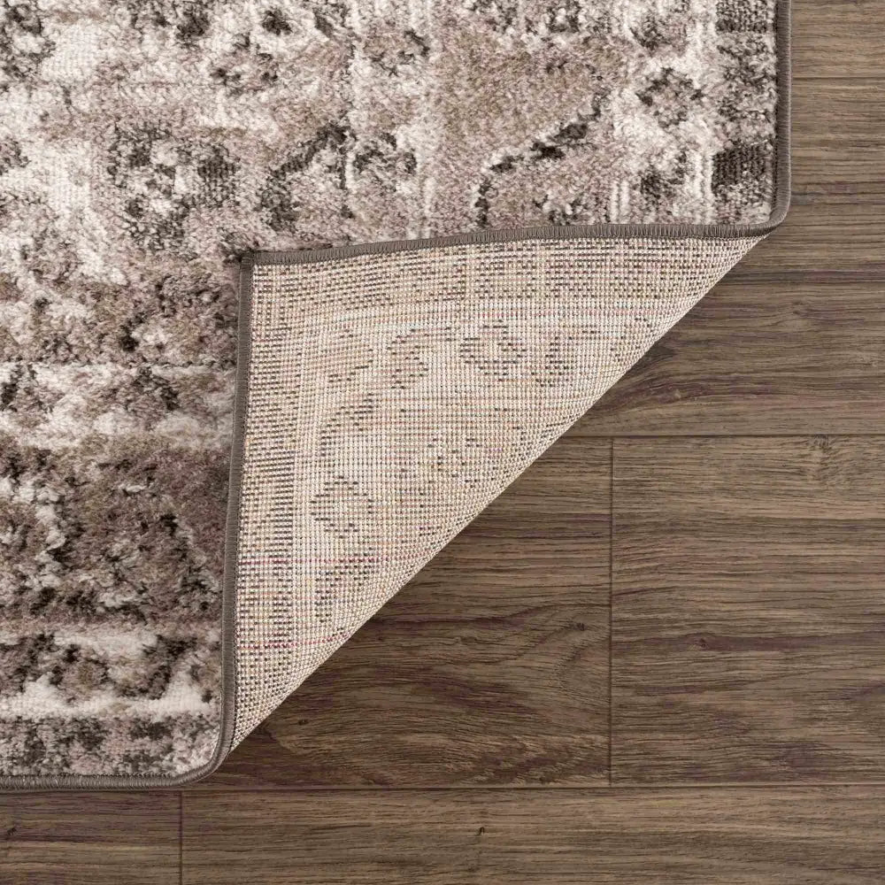 Albie Charcoal & Beige Area Rug - Clearance - Boutique Rugs