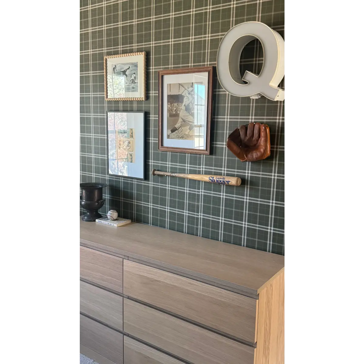 Alcott Wallpaper - Traditional Plaid - by Grateful Artsy Soul - Loomwell Home Goods