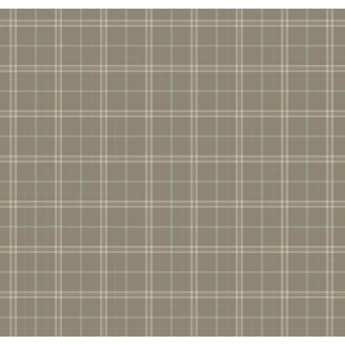 Alcott Wallpaper - Traditional Plaid - by Grateful Artsy Soul - Sample 1 foot by 1 foot / Brown - Loomwell Home Goods