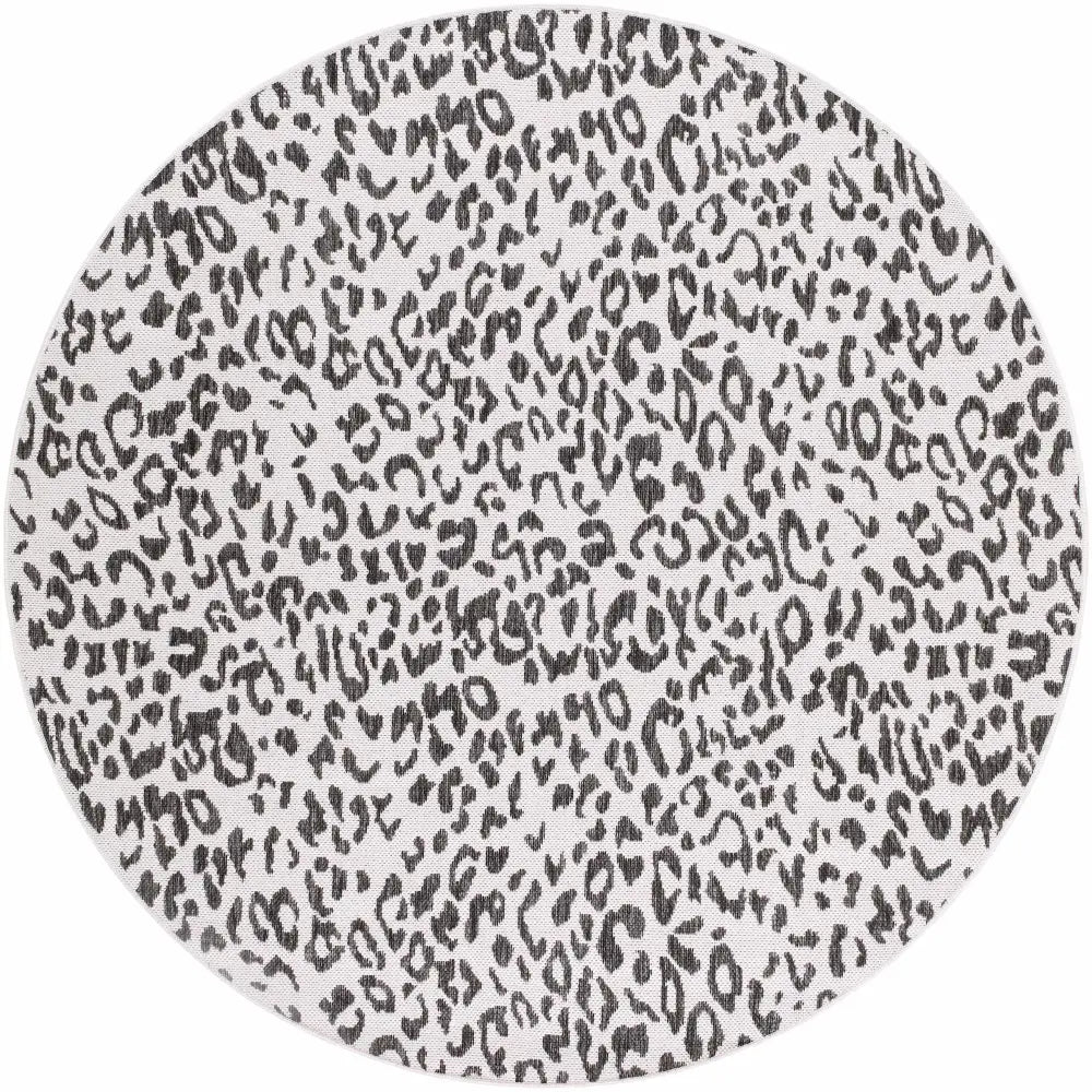 Alderbury White Leopard Print Rug - Boutique Rugs