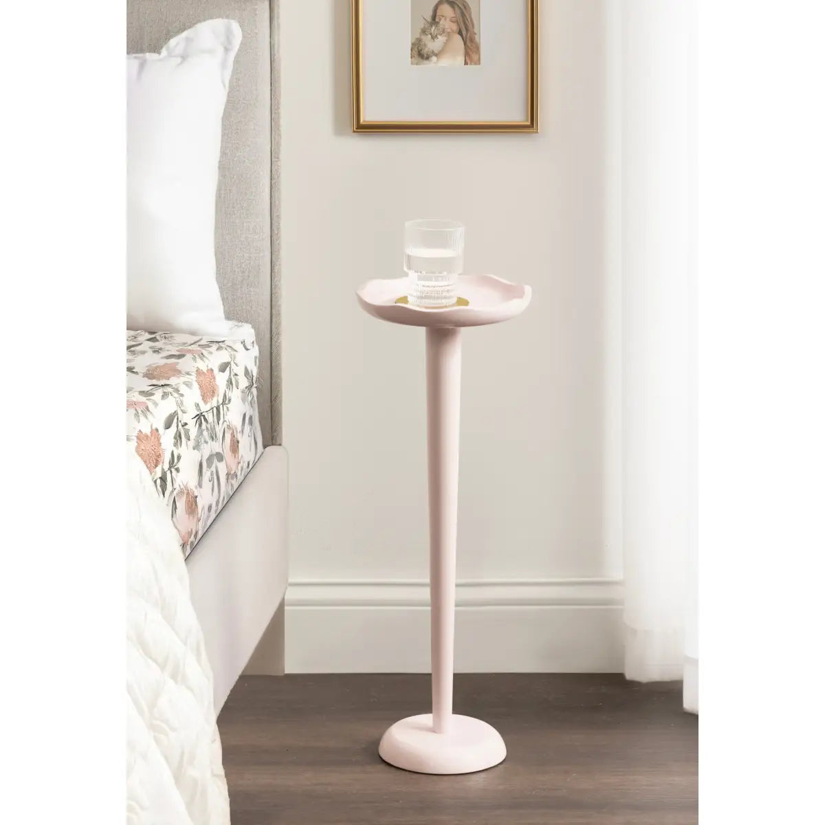 Alessia Cocktail Table or Plant Stand - Pink or Navy - kateandlaurel
