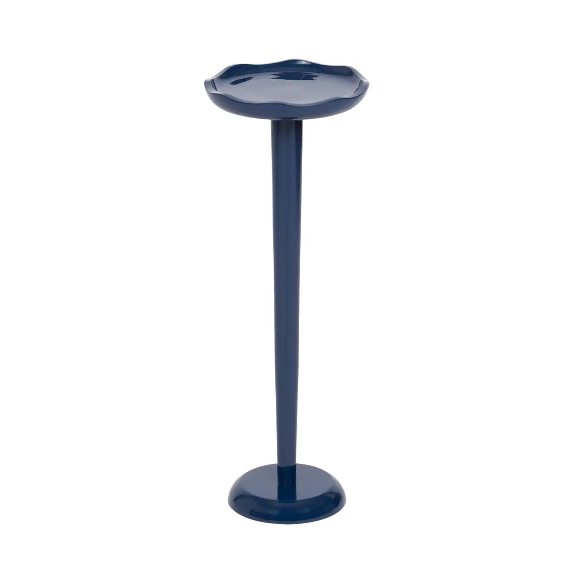 Alessia Cocktail Table or Plant Stand - Pink or Navy - Navy Blue - kateandlaurel