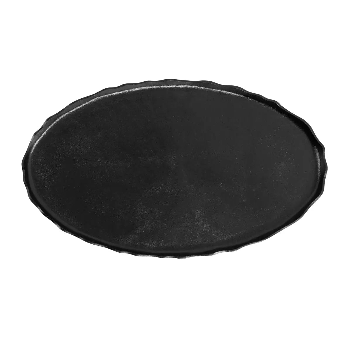 Alessia Oval Metal Coffee Table - kateandlaurel