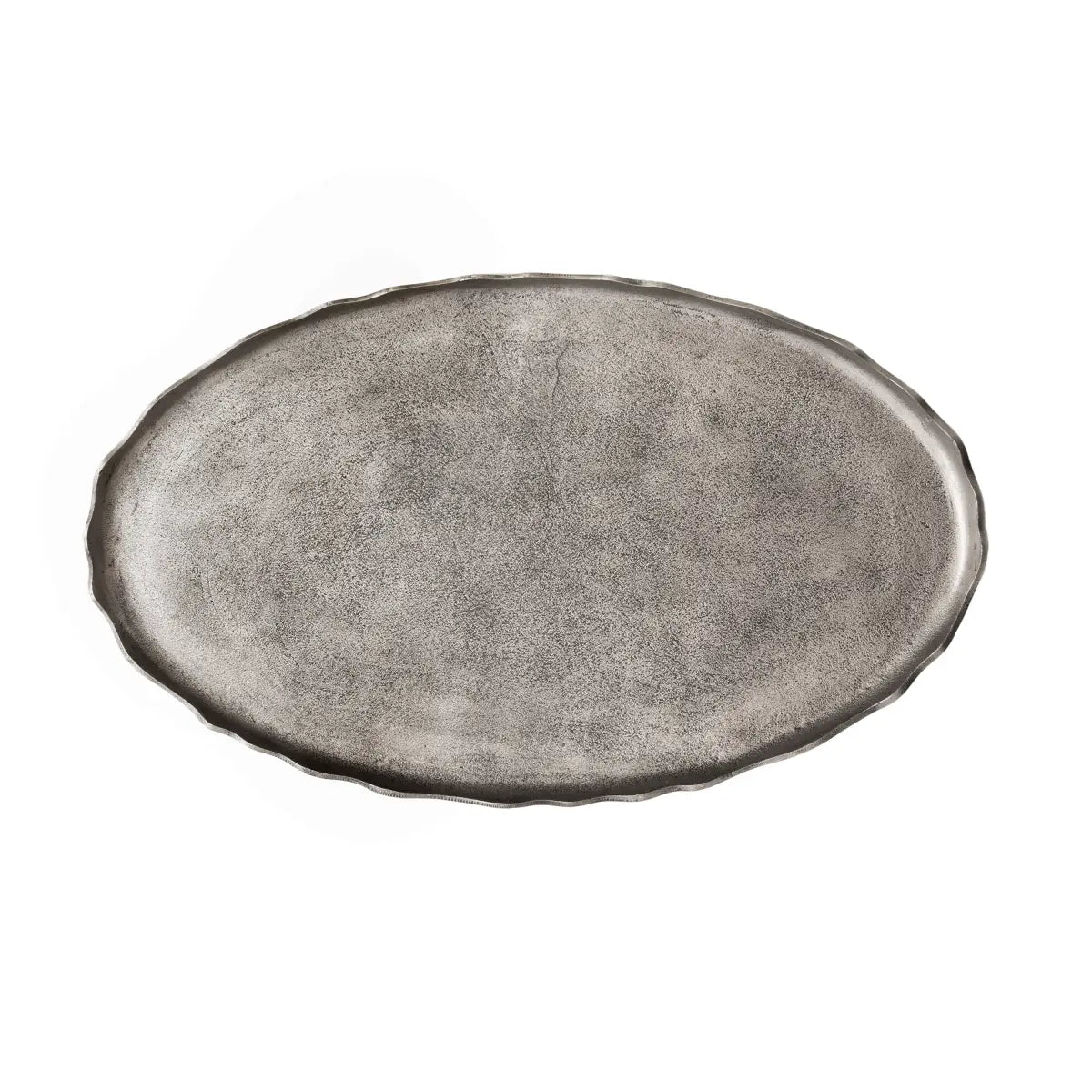 Alessia Oval Metal Coffee Table - kateandlaurel