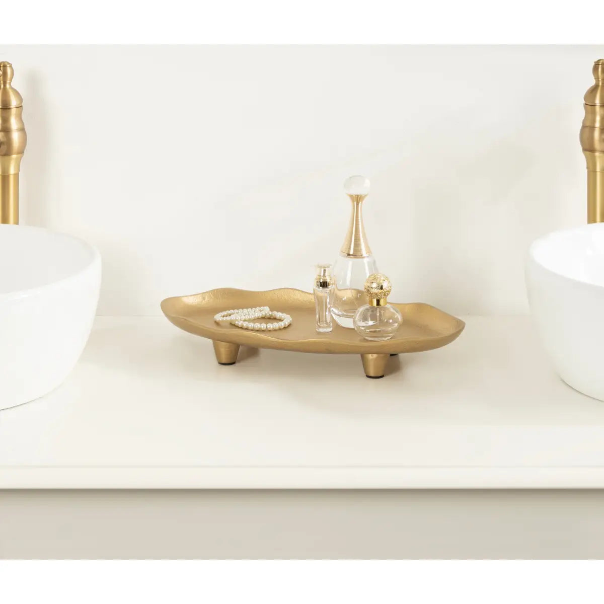 Alessia Oval Tray - Decorative Metal - kateandlaurel