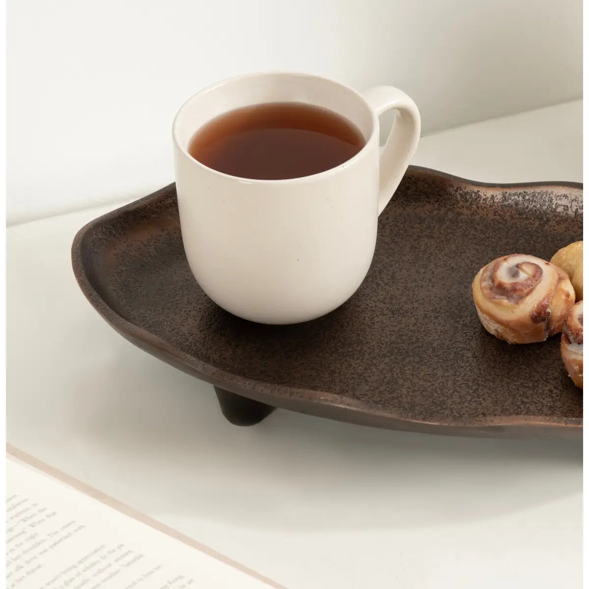 Alessia Oval Tray - Decorative Metal - kateandlaurel