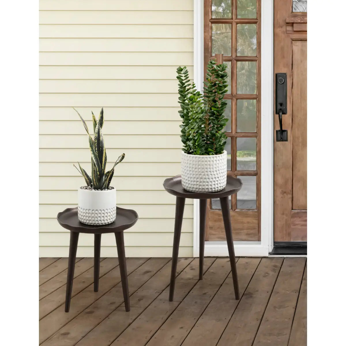 Alessia Metal Plant Stands - Set of 2 - kateandlaurel