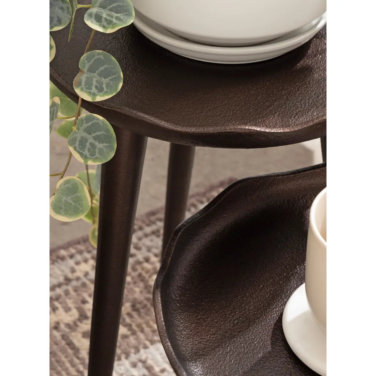 Alessia Metal Plant Stands - Set of 2 - kateandlaurel