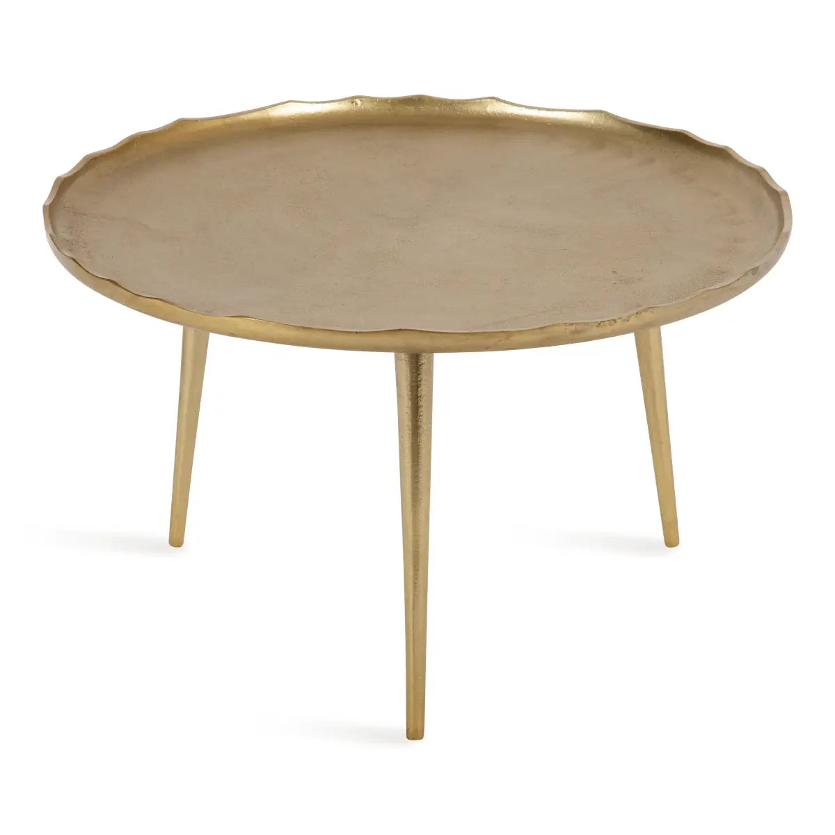 Alessia Round Metal Coffee Table - kateandlaurel