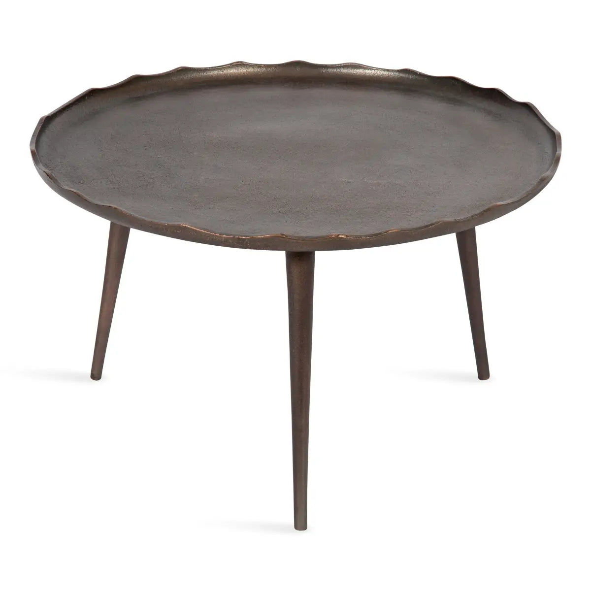 Alessia Round Metal Coffee Table - kateandlaurel