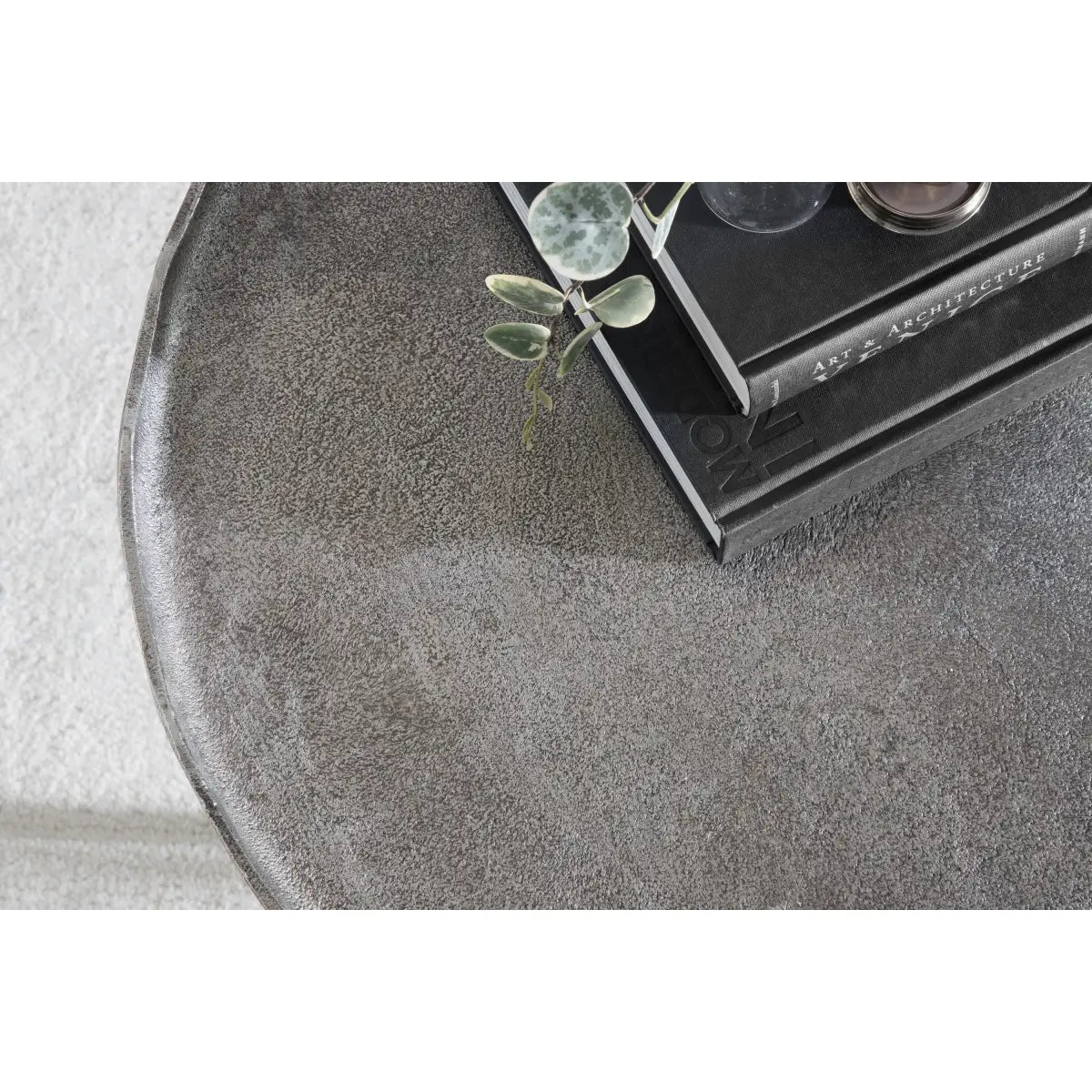 Alessia Round Metal Coffee Table - kateandlaurel