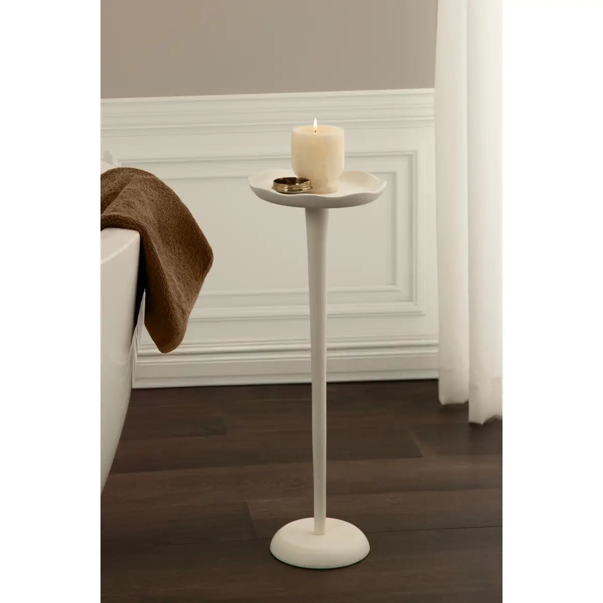 Alessia Round Cocktail Table or Plant Stand - kateandlaurel