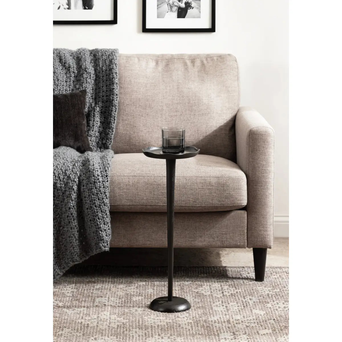 Alessia Round Cocktail Table or Plant Stand - kateandlaurel