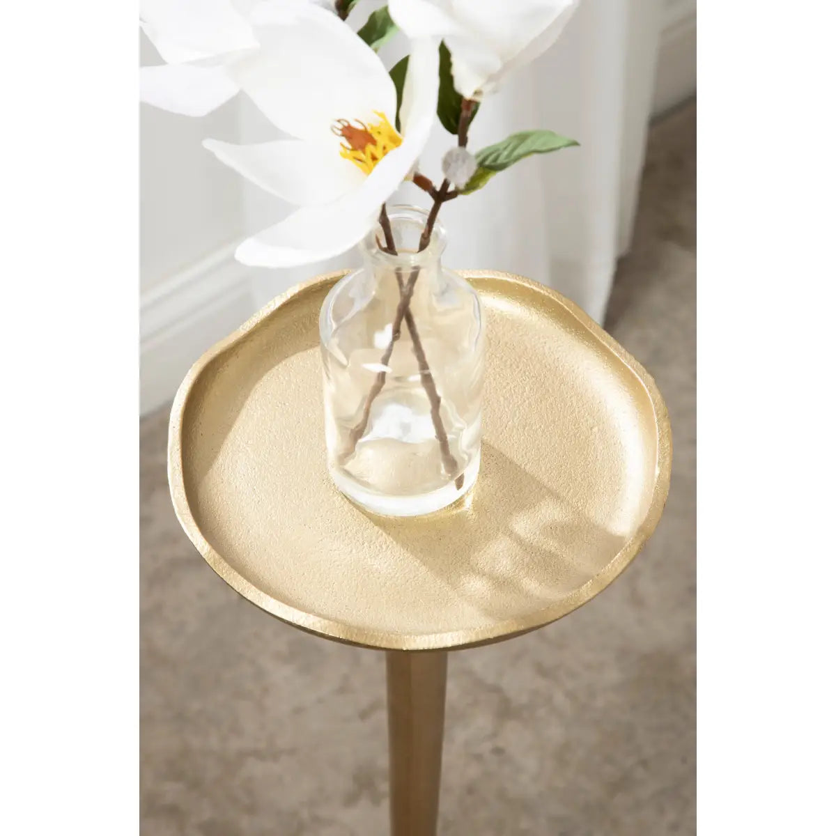 Alessia Round Cocktail Table or Plant Stand - kateandlaurel