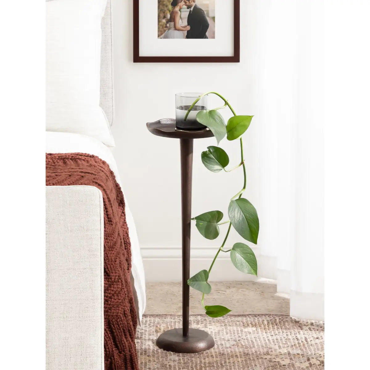 Alessia Round Cocktail Table or Plant Stand - kateandlaurel