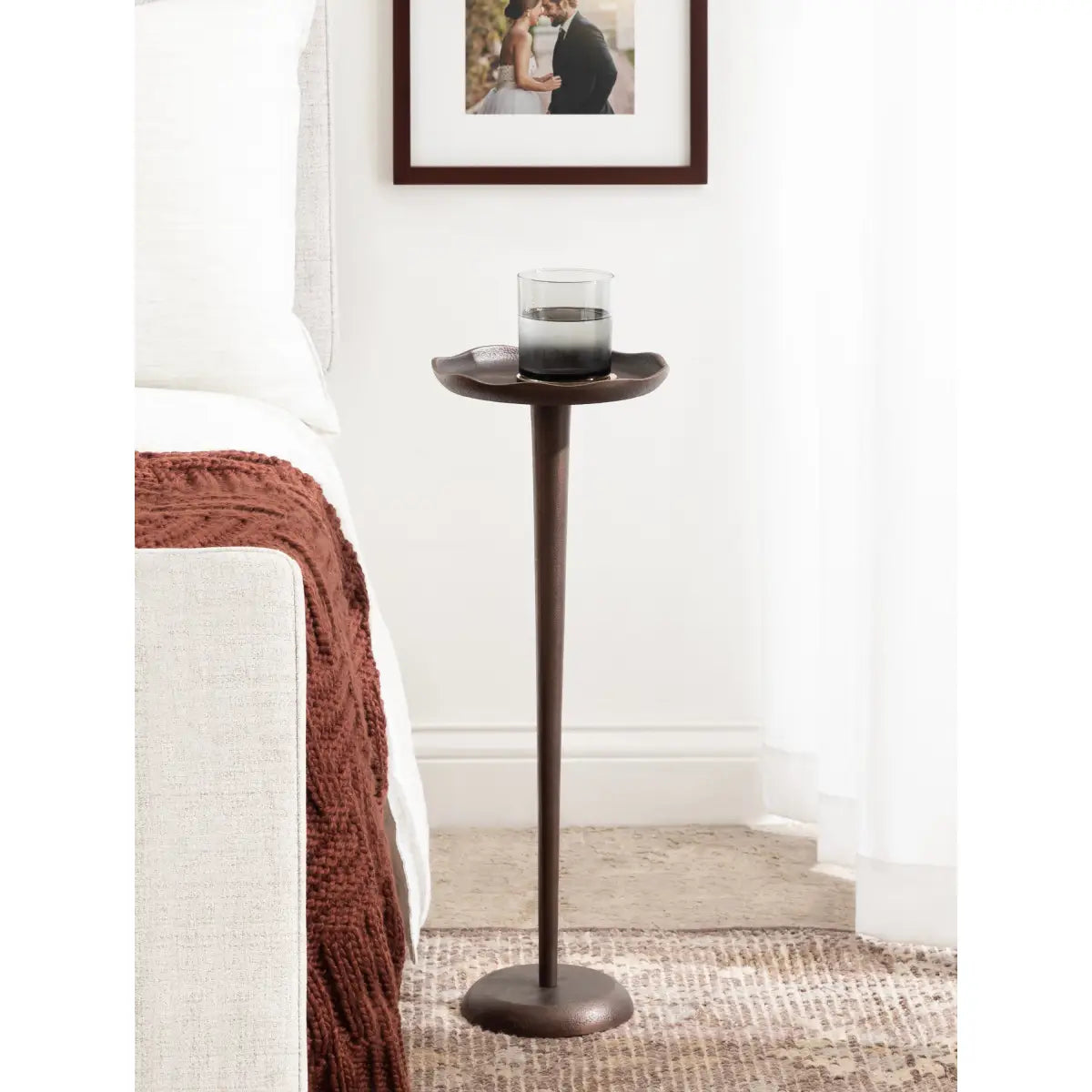 Alessia Round Cocktail Table or Plant Stand - kateandlaurel