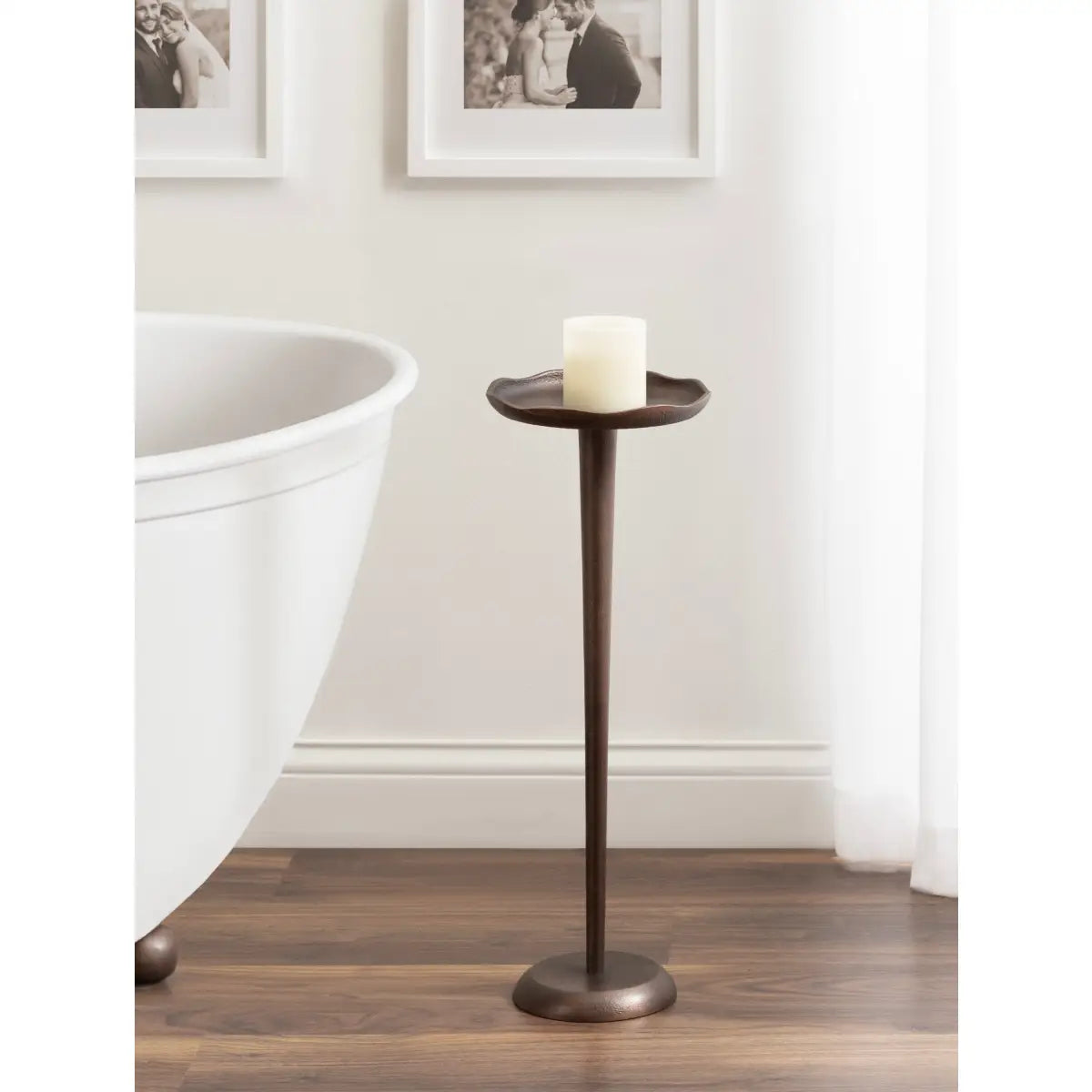 Alessia Round Cocktail Table or Plant Stand - kateandlaurel