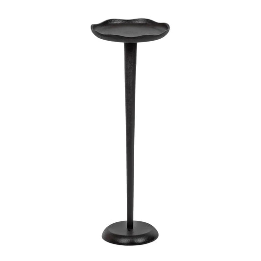Alessia Round Cocktail Table or Plant Stand - Black - kateandlaurel