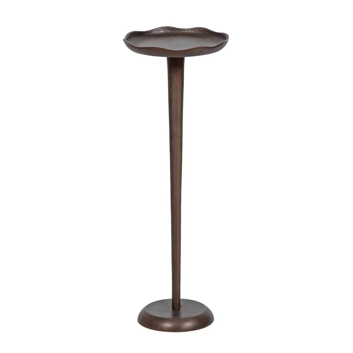 Alessia Round Cocktail Table or Plant Stand - Bronze - kateandlaurel