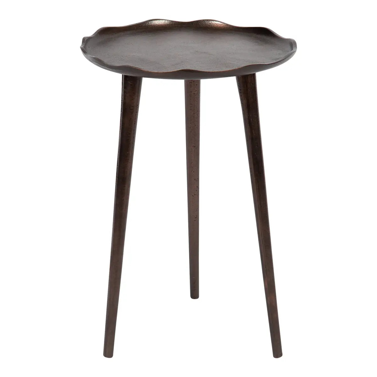 Alessia Round Side Table - Bronze - kateandlaurel