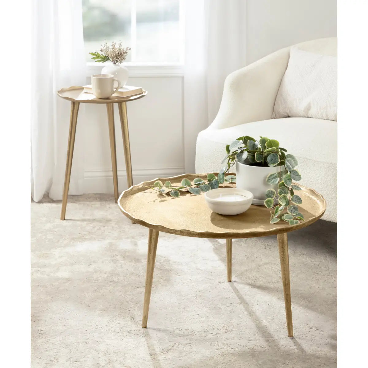 Alessia Round Side Table - kateandlaurel
