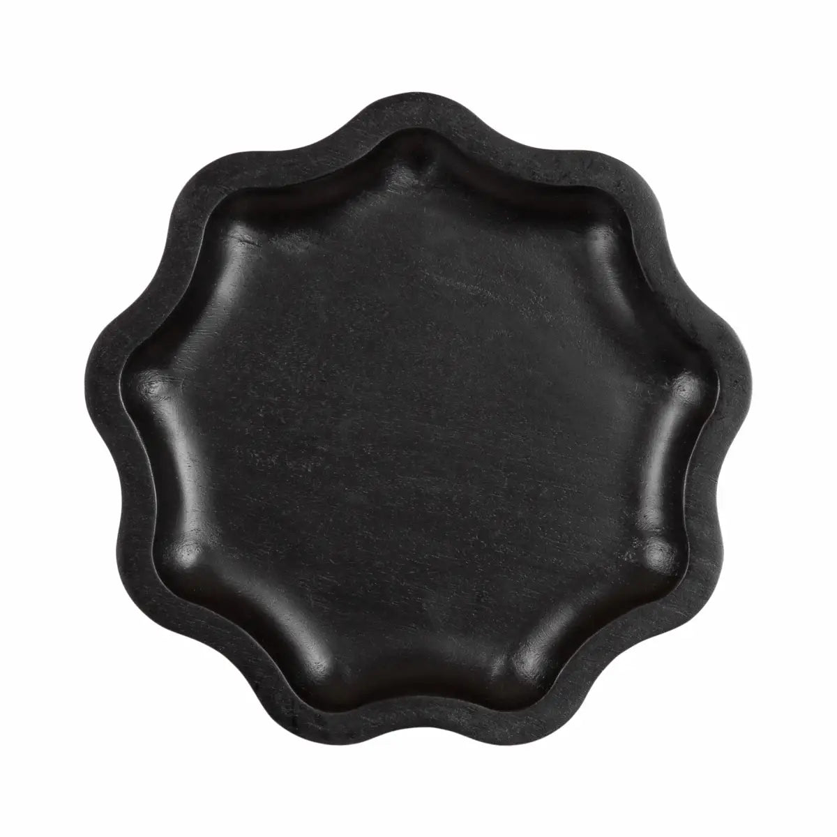 Alezar Scallop Wood Cocktail Table or Plant Stand - kateandlaurel