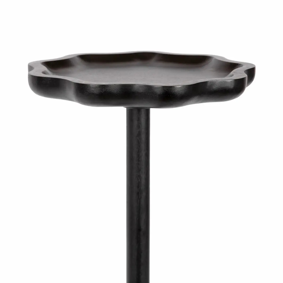 Alezar Scallop Wood Cocktail Table or Plant Stand - kateandlaurel