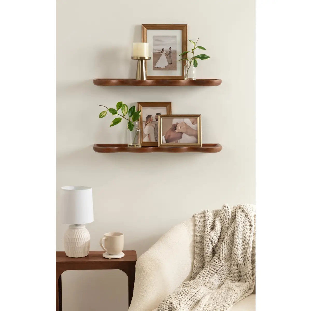 Alezar Wood Shelf - Set of 2 - kateandlaurel