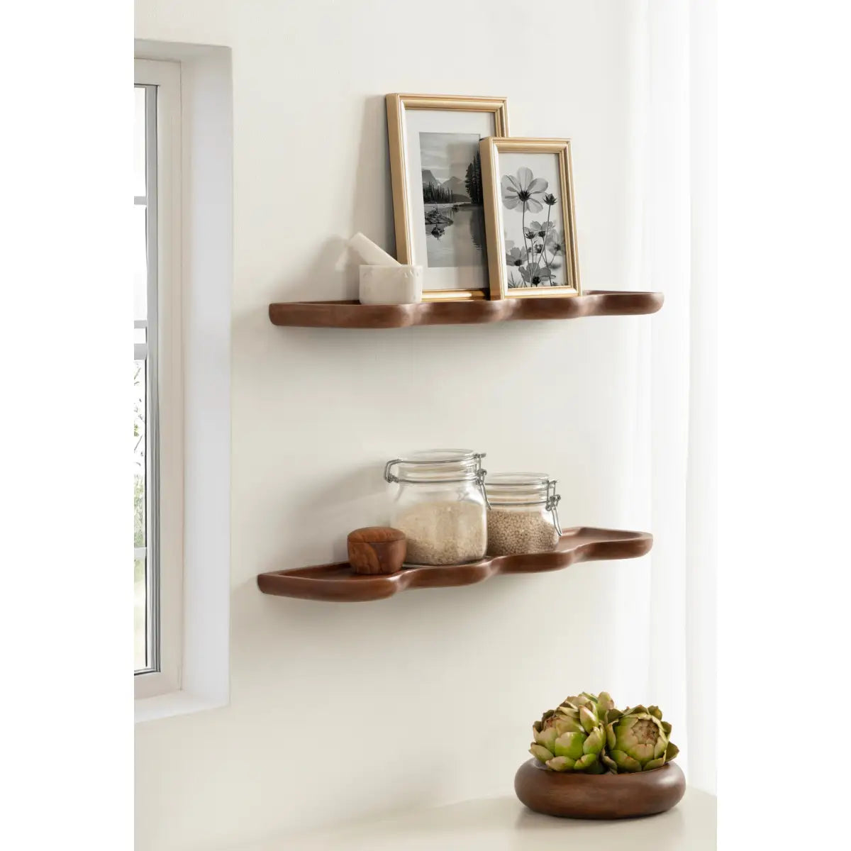 Alezar Wood Shelf - Set of 2 - kateandlaurel