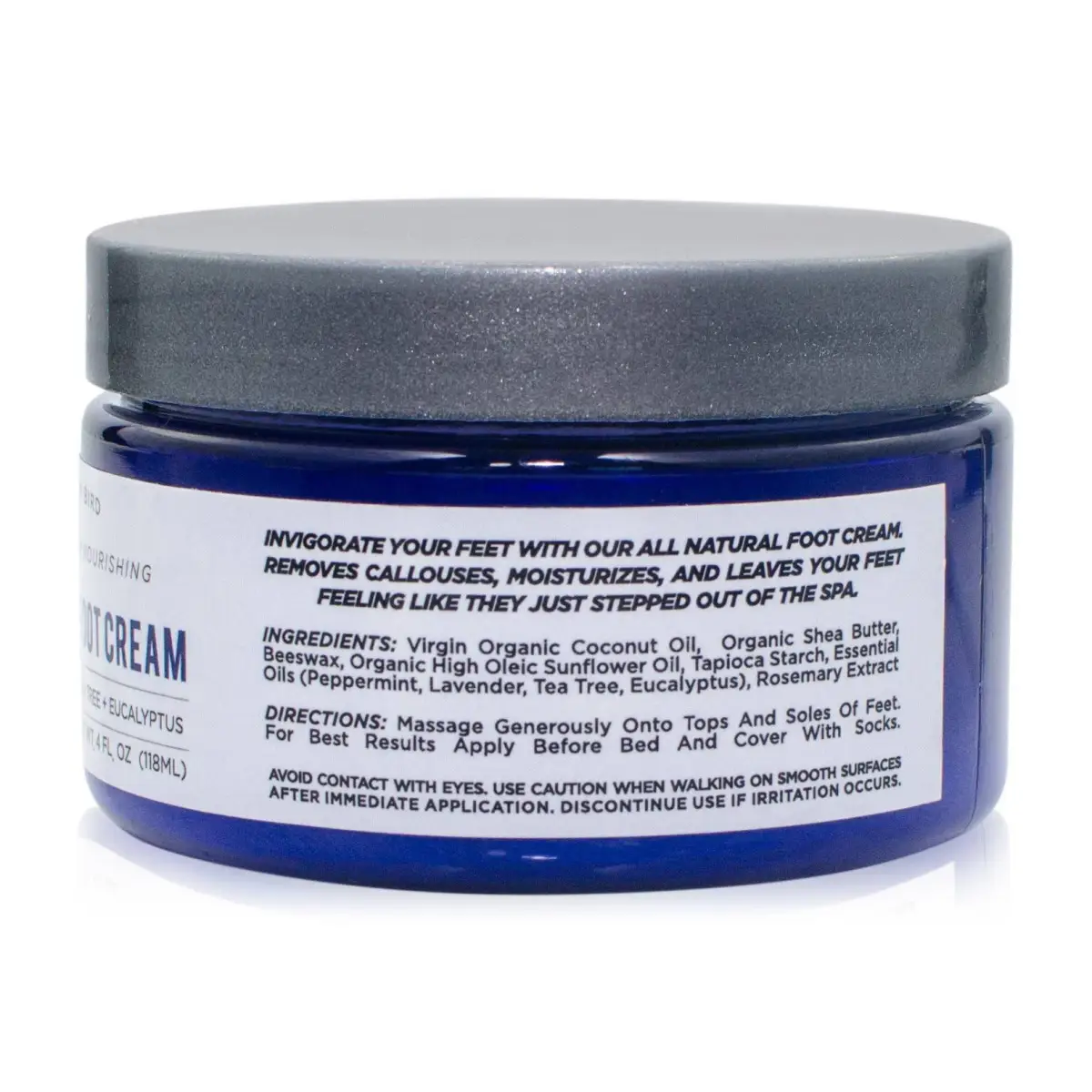 Foot Cream - All-Natural - Beeswax Essential Oils - The Yellow Bird