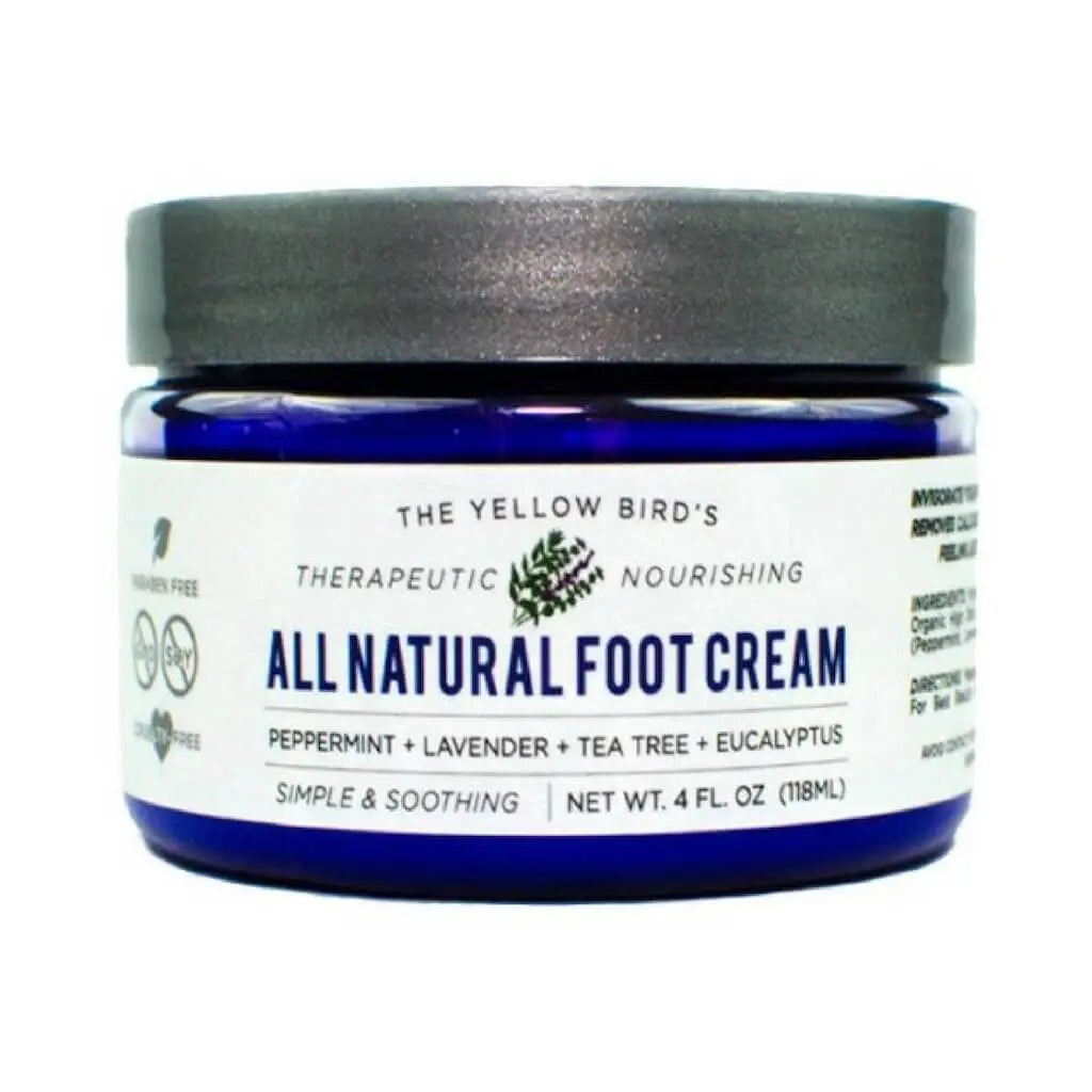 Foot Cream - All-Natural - Beeswax Essential Oils - The Yellow Bird