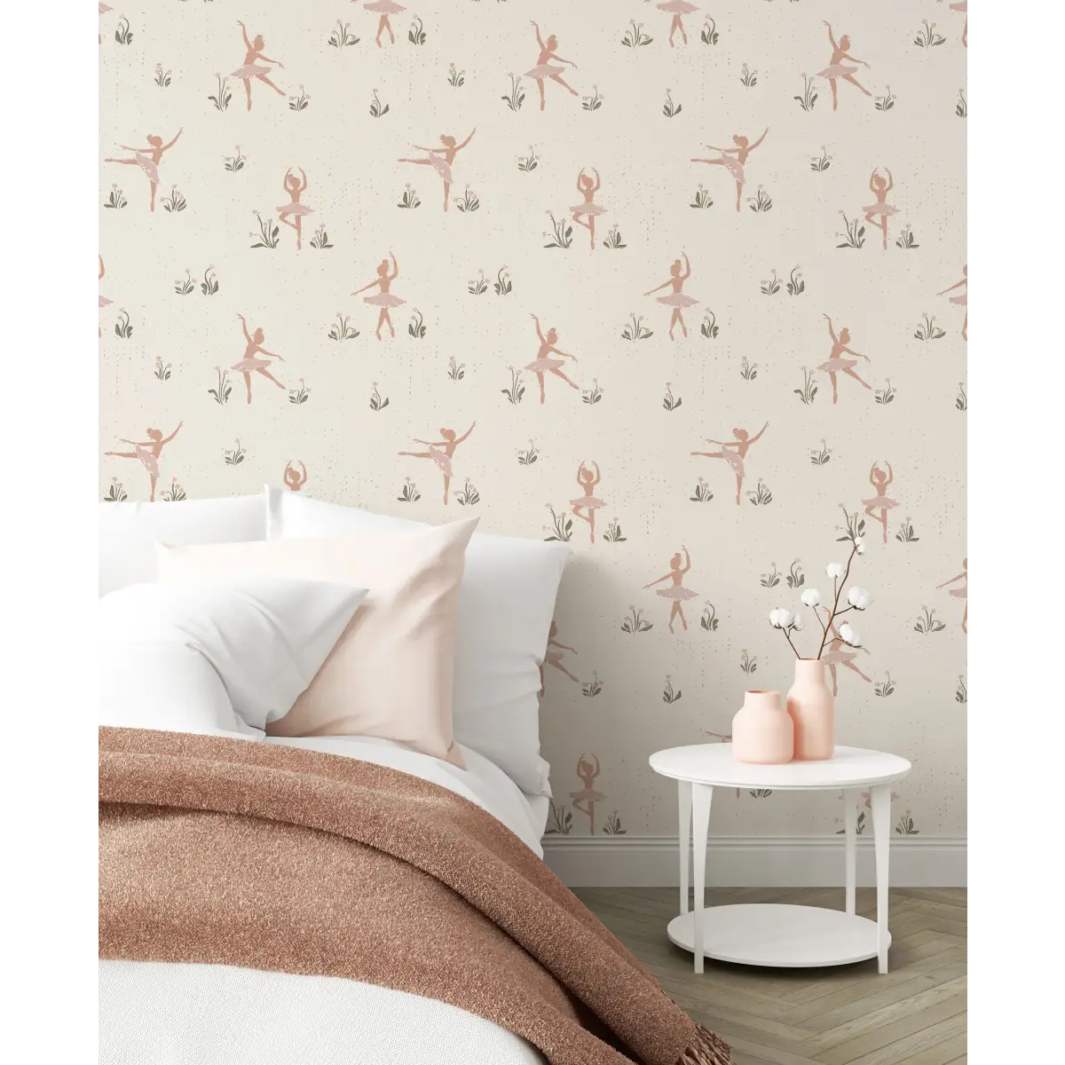 Allegra Wallpaper - Ballet Ballerina - by Creating to Love - Loomwell Home Goods