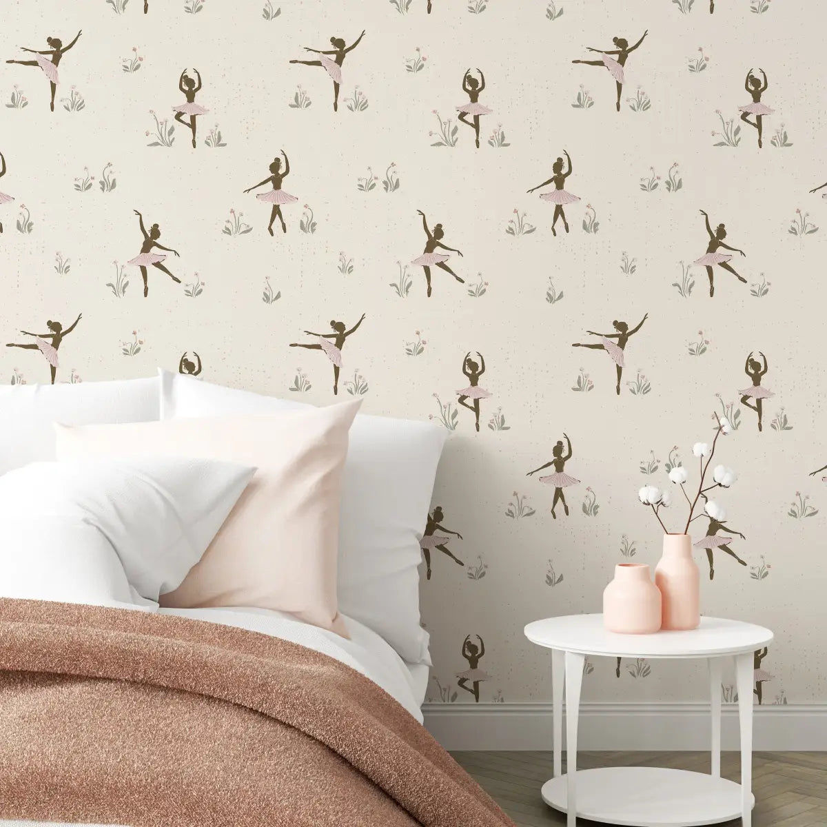 Allegra Wallpaper - Ballet Ballerina - by Creating to Love - Loomwell Home Goods