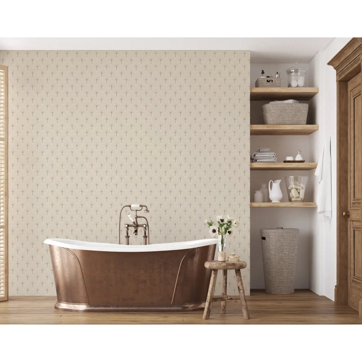 Alma Wallpaper - All Over Pattern - by Marie Erstad Studio - Loomwell Home Goods