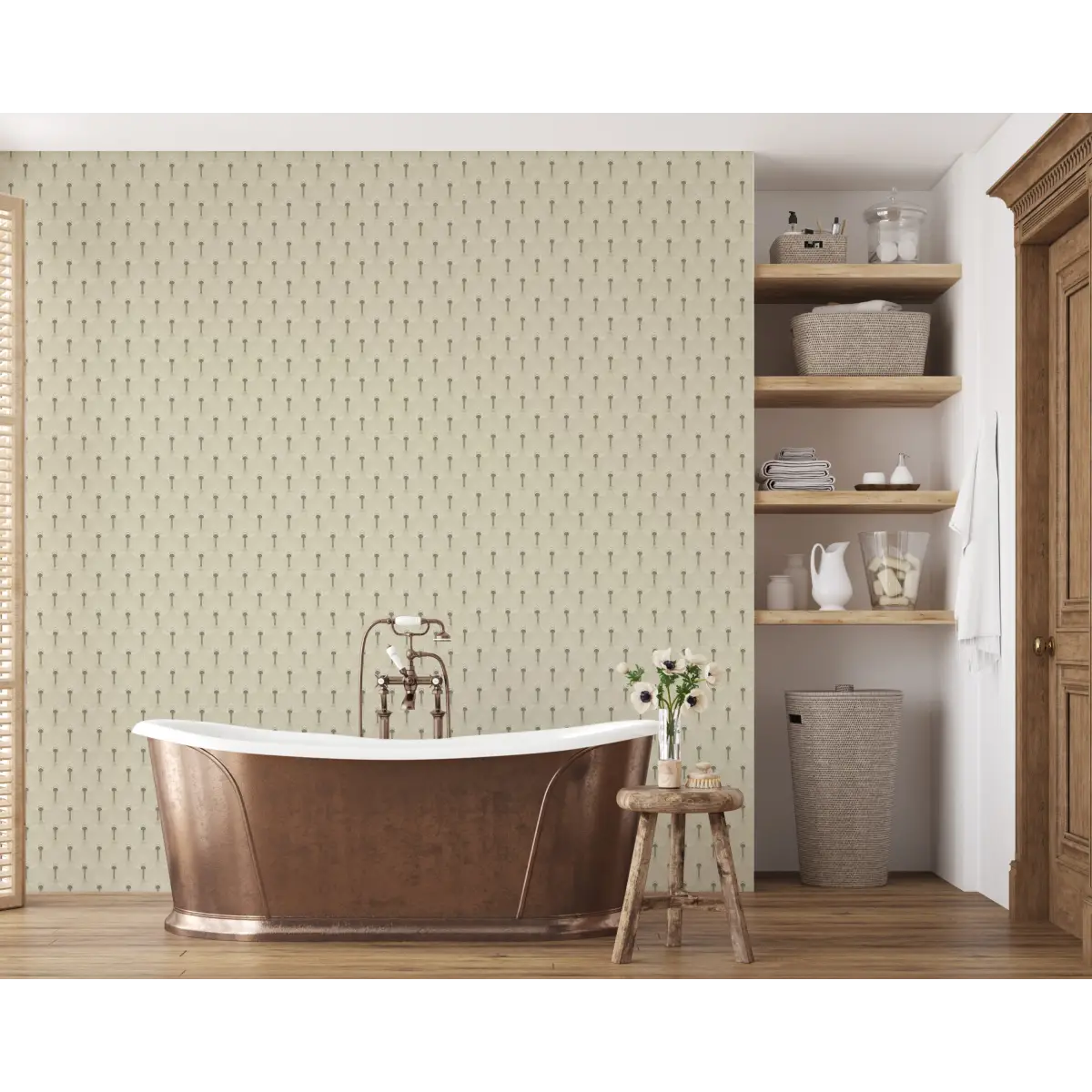 Alma Wallpaper - All Over Pattern - by Marie Erstad Studio - Loomwell Home Goods